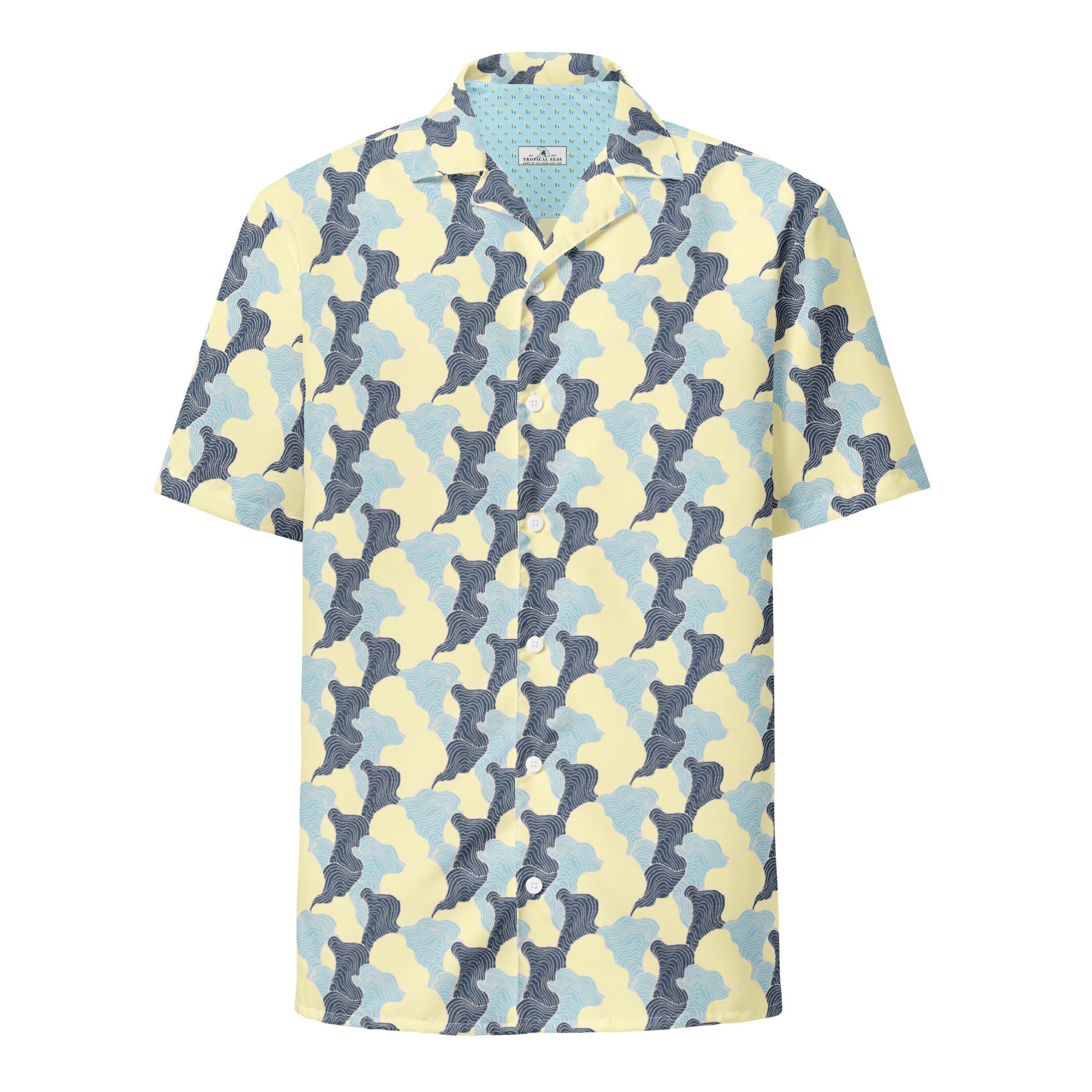 Camisa Tropical Swirl con botones