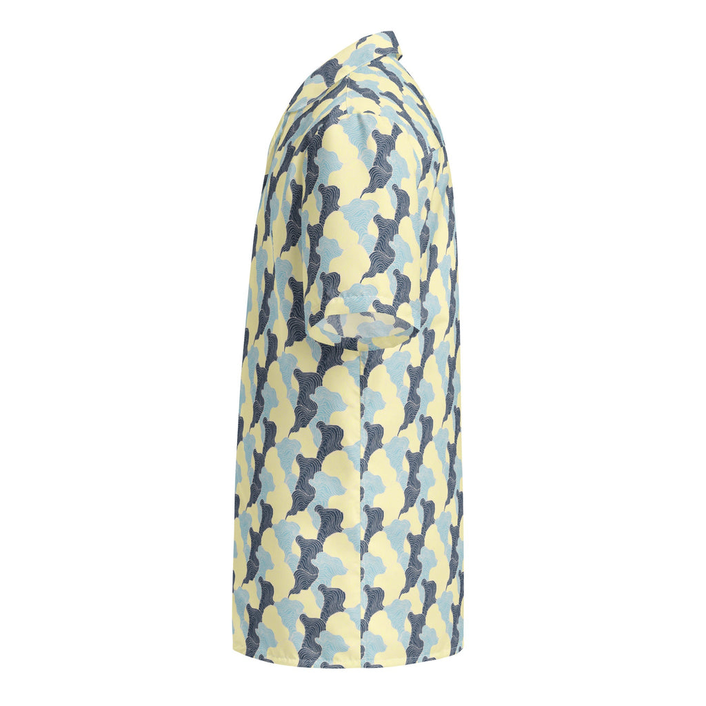 Camisa Tropical Swirl con botones