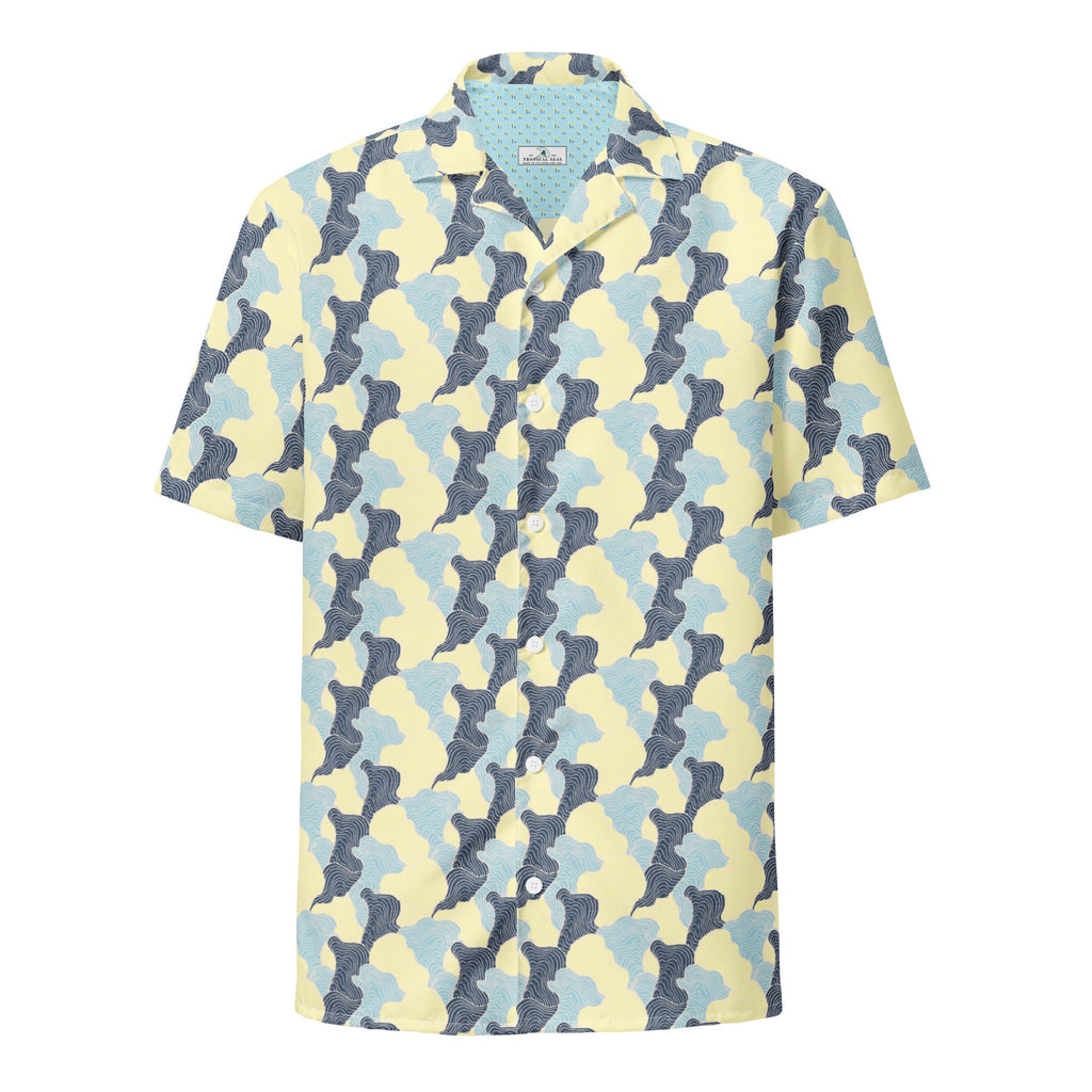 Camisa Tropical Swirl con botones